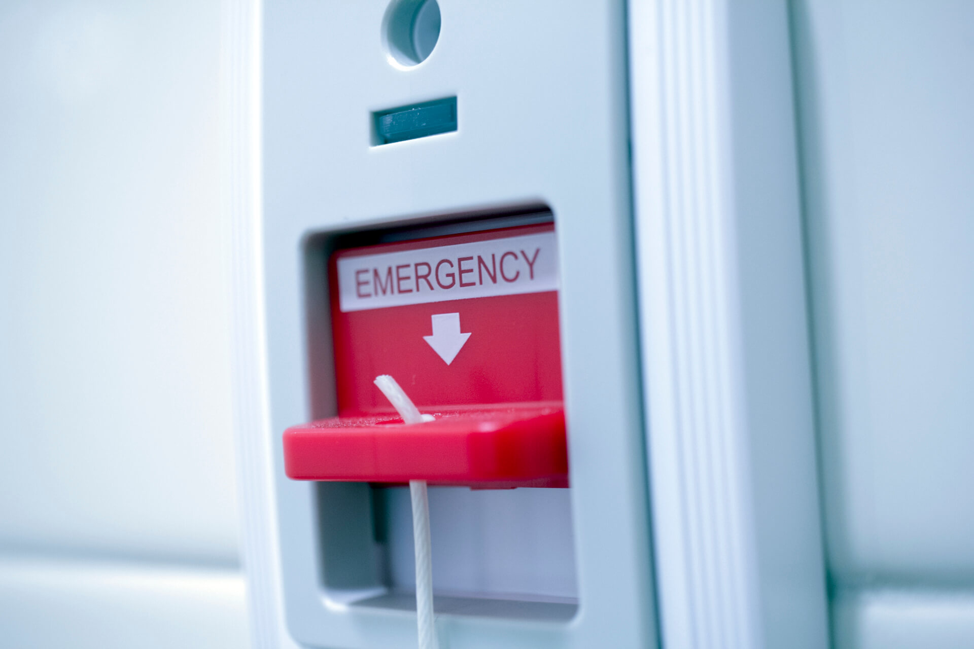 Feel safe and secure with emergency system in rooms